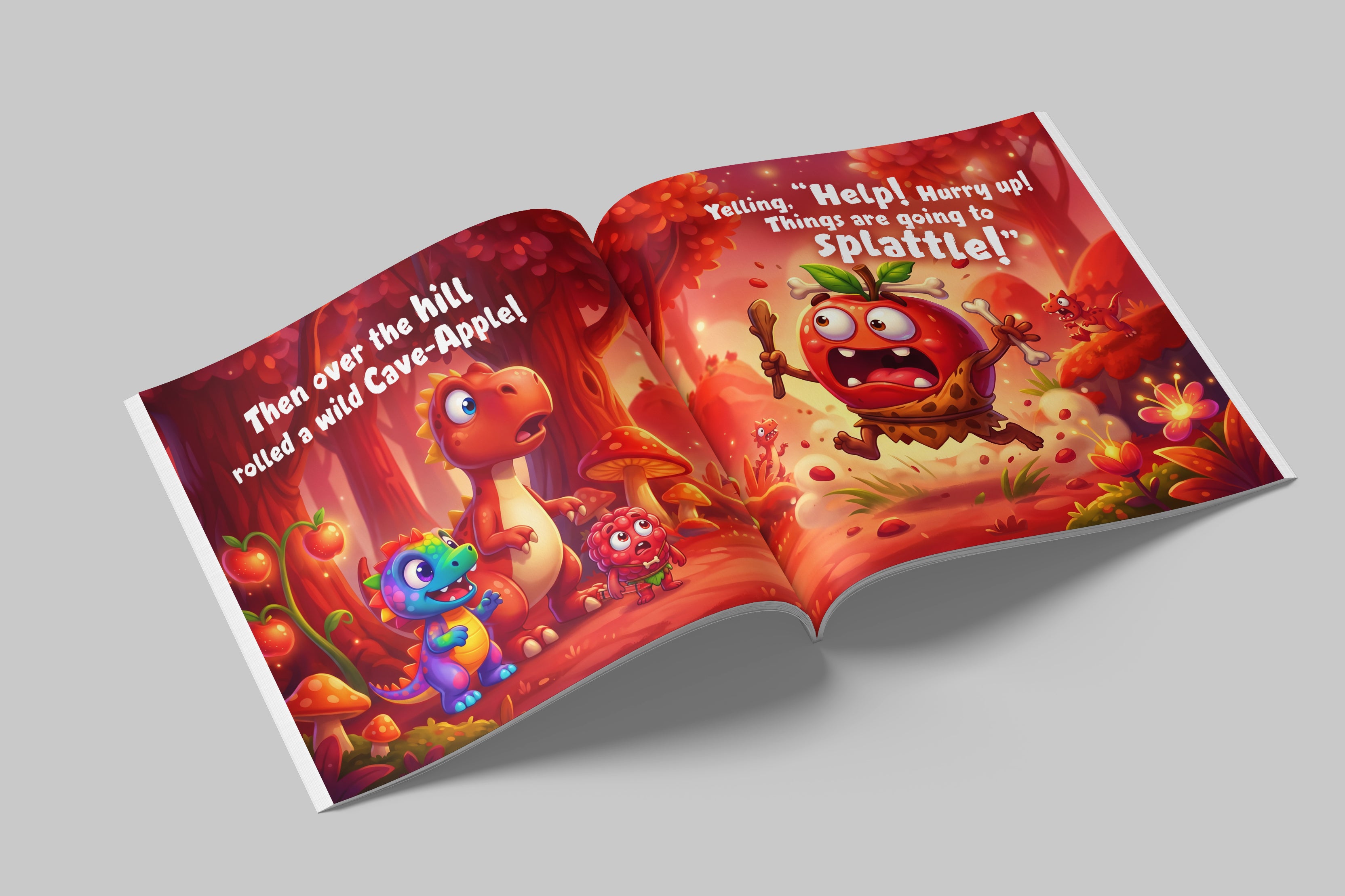 Roary The Raptor - The RED Lands: A Wild Rhyming Dinosaur Book About the Color RED for Kids Ages 3–6