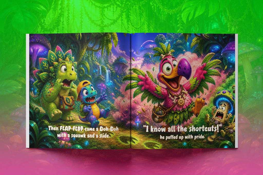 Roary the Raptor - The Green Giggle Gardens: A Funny Rhyming Dinosaur Adventure for Kids Ages 3–6